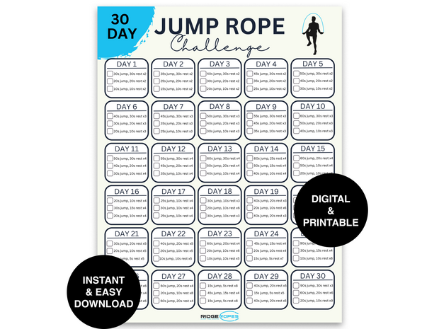 30 Day Jump Rope Challenge