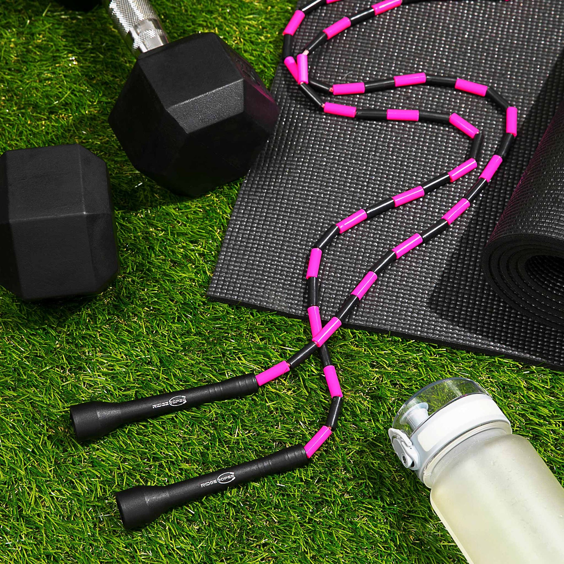 Pink Rope Handle CHAMPION - PINK/BLACK – Ridge Ropes